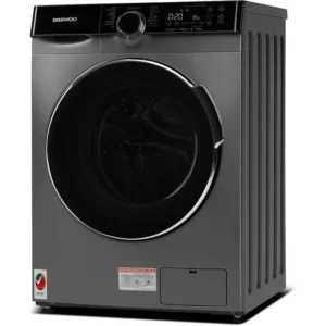 Daewoo 9 Kg Front Load Washing Machine 1400 RPM BLDC Motor Made in Turkiye Color Silver Model – DW-DWD-9S1413IT