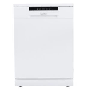 Daewoo Free Standing Dishwasher, 14 Place Settings, 6 Programs, 3 Racks, Color White Model – DW-DDW-Z1411W
