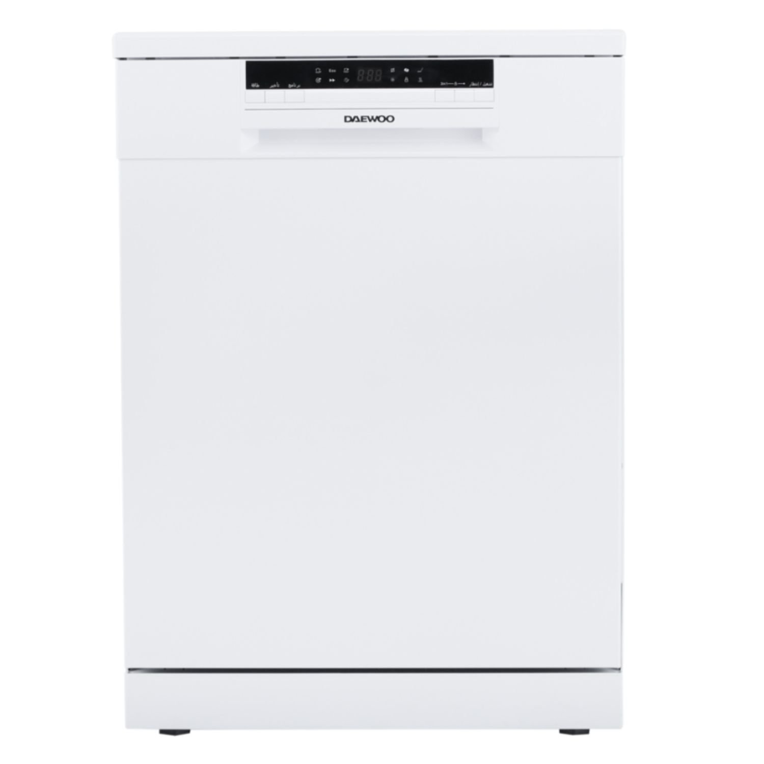 Daewoo Free Standing Dishwasher, 14 Place Settings, 6 Programs, 3 Racks, Color White Model – DW-DDW-Z1411W