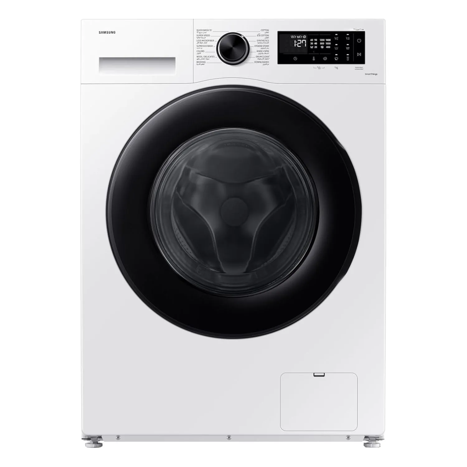 Samsung 10.5 KG Front load Washing Machine, Fully Automatic, Ecobubble™, SmartThings, AI Energy Mode, 1400 RPM Color White Model – WW10CGC04DAE