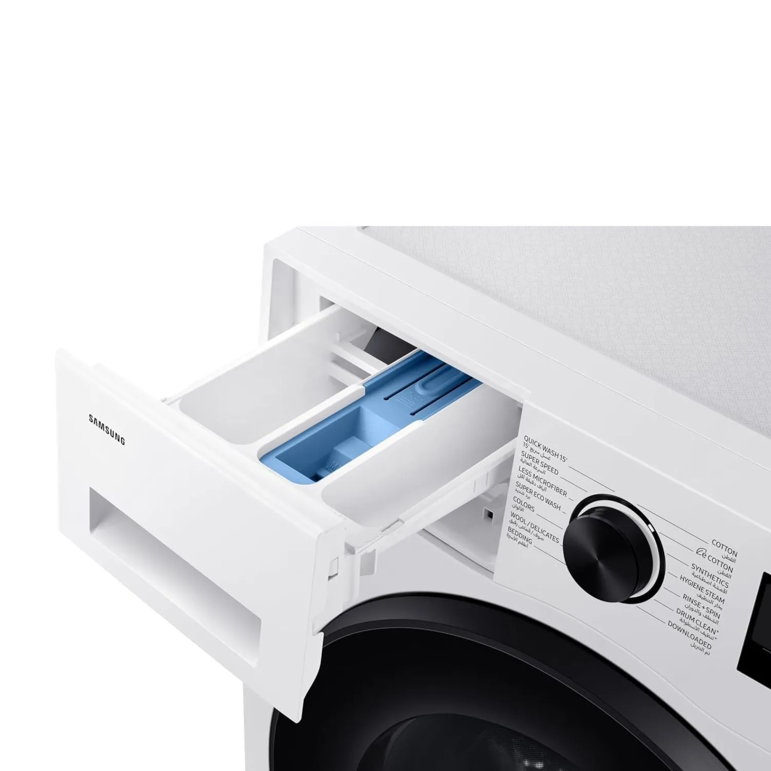 Samsung 10.5 KG Front load Washing Machine, Fully Automatic, Ecobubble™, SmartThings, AI Energy Mode, 1400 RPM Color White Model – WW10CGC04DAE - Image 2