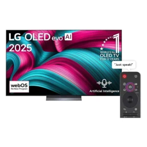 LG 55 Inch OLED evo AI Smart TV, C5 Series, AI Magic Remote Dolby, webOS25 2025, Color Black Model OLED55C56LA-AMAG