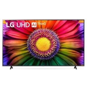 LG 86 Inch 4K UHD Smart TV, Al Magic Remote, HDR10 Pro, WebOS 23, Smart ThinQ, Color Black Model – 86UR80506LB-AMEG