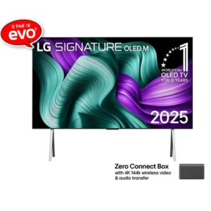 LG 97 Inch OLED evo AI Smart TV, M56LA Series, 4K 120Hz, Video/Audio Transfer, Color Black 2025 Model – OLED97M56LA-AMA