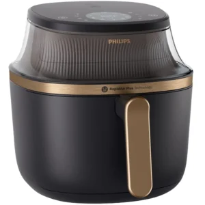 Philips 7.2L Air fryer XXL , 2000W, 16 Cooking Functions, Touchscreen, Rapid Air Plus Technology, Black Model – NA342/09