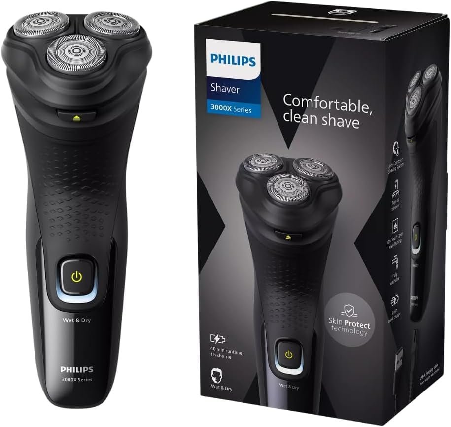 Philips Shaver 3000X Series Wet & Dry Electric Shaver Model - X3021/00