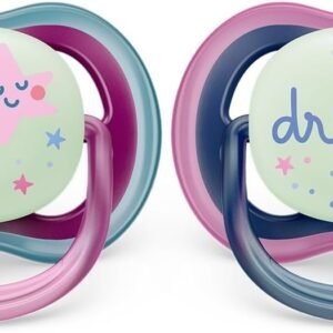 Philips Ultra Air Pacifier 2 Lightweight Breathable Glowing Pacifier Model - SCF376/13