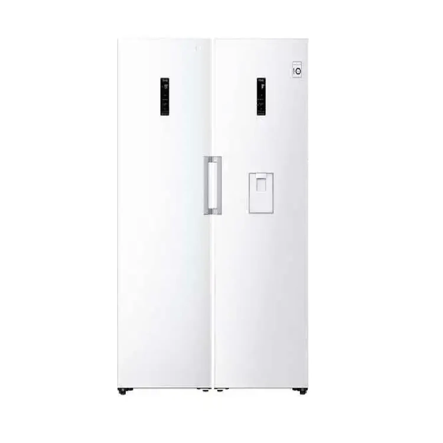 LG 708 Liter Twin Fridge Freezer Water Dispenser, Inverter Compressor, Twins Cooling System, Color White Model – GCB414EQFM/GCF411EQDM