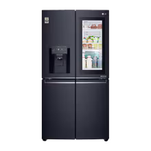 LG 570L Door-in-Door Side by Side Refrigerator with Water & Ice Dispenser, Smart Inverter Compressor, Black Stainless Steel – Model GR-X30FRBRB