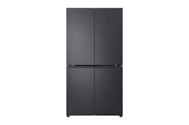 LG 665 Liters Side By Side French Door Refrigerator Inverter Linear Compressor Steel Black Model - GR-B34FFCDB